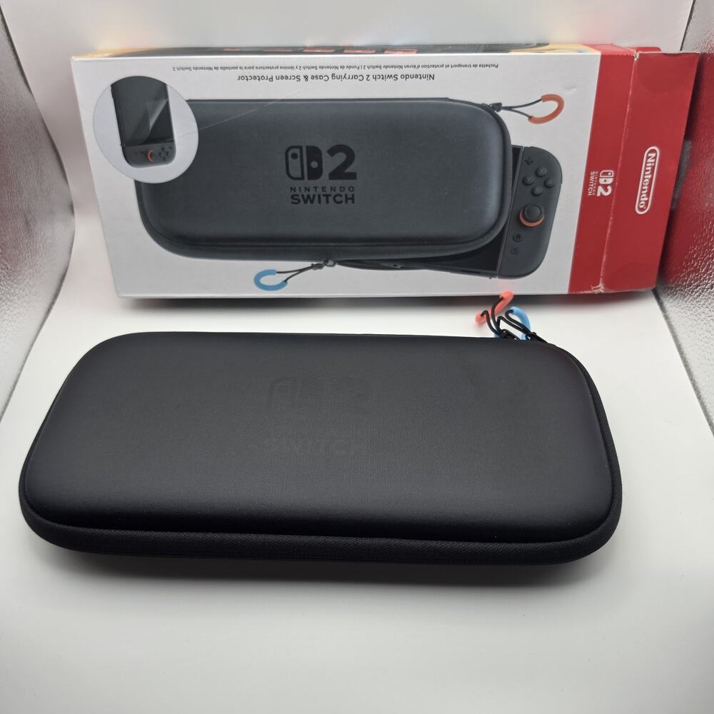 Nintendo Switch 2 Carrying Case & Screen Protector OEM w/ Original Box Excellent